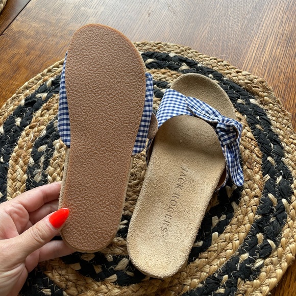 Jack Rogers Gingham Slide Sandal - Picture 7 of 7